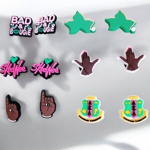 AKA Sorority Croc Charms